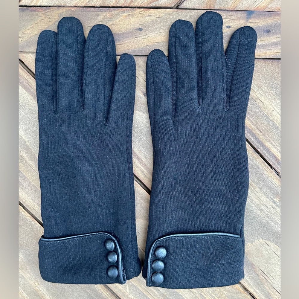 Ladies Black Winter Gloves Size Small